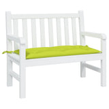 Vidaxl tuinbankkussen 110x50x7 cm oxford stof heldergroen