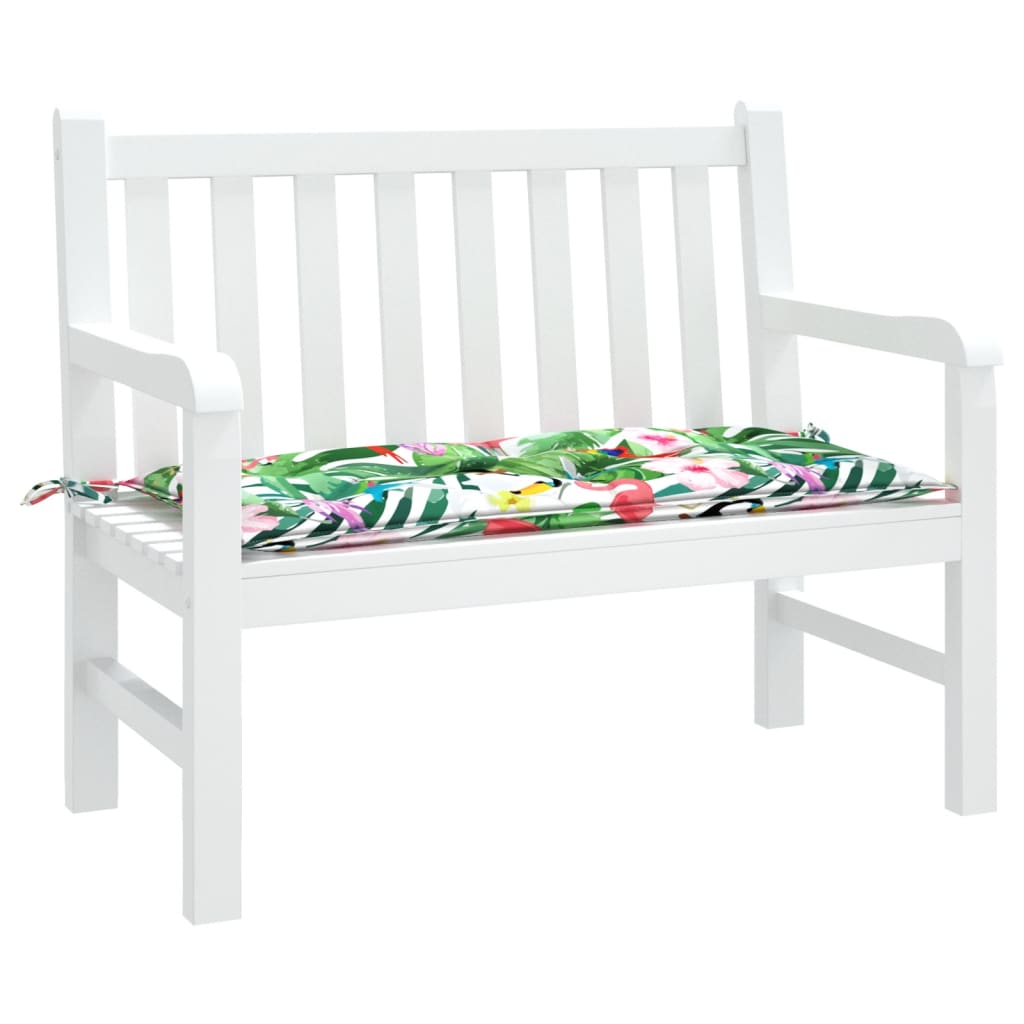 Vidaxl Garden Bench Cushion 110x50x7 cm Stoff Multi -farget