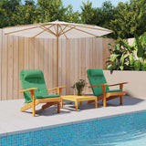 Vidaxl stoelkussens 2 st oxford stof groen 58 x 77 x 4,5 cm