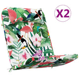 Vidaxl stoelkussens 2 st adirondack oxford stof meerkleurig