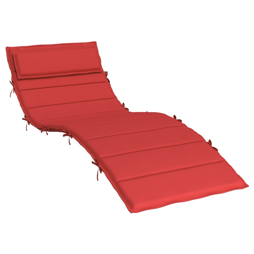 Vidaxl Lounge Kissen 180x60x3 cm Oxford Stoff rot