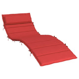 Vidaxl Lounge Kissen 180x60x3 cm Oxford Stoff rot