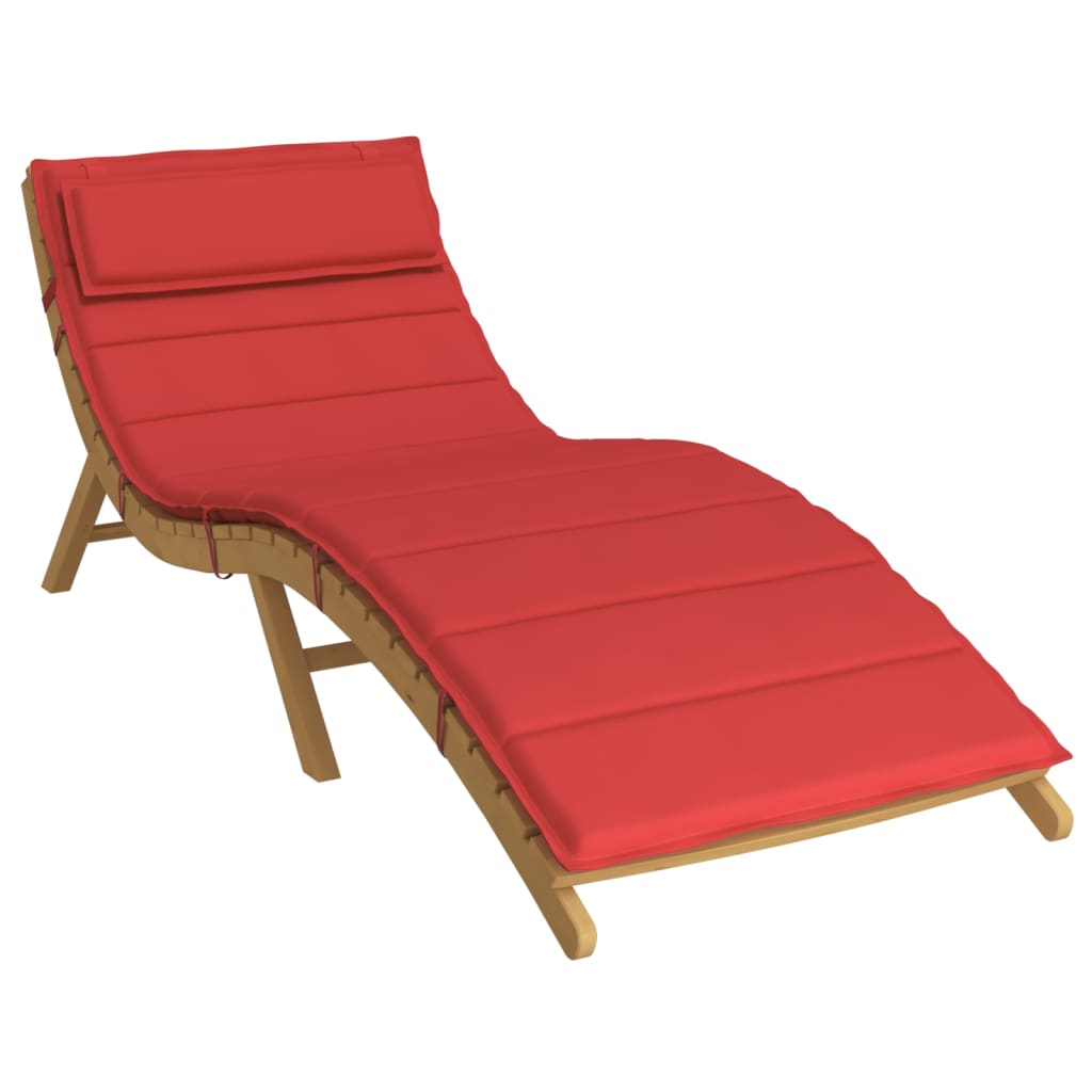 Vidaxl Lounge Kissen 180x60x3 cm Oxford Stoff rot