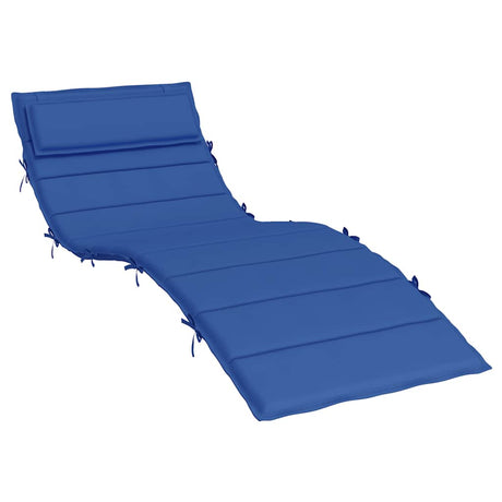 Vidaxl ligbedkussen 180x60x4 cm oxford stof koningsblauw