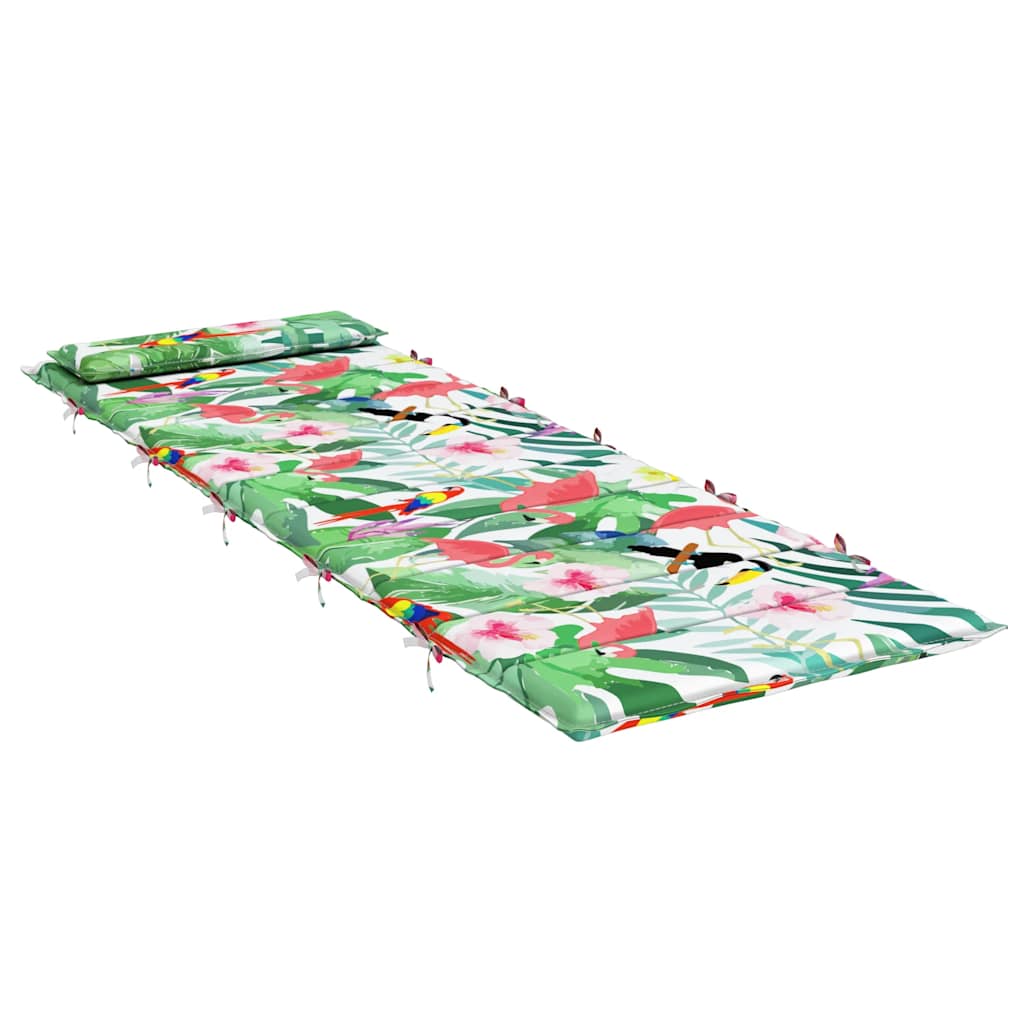 Vidaxl ligbedkussen 180x60x4 cm oxford stof meerkleurig