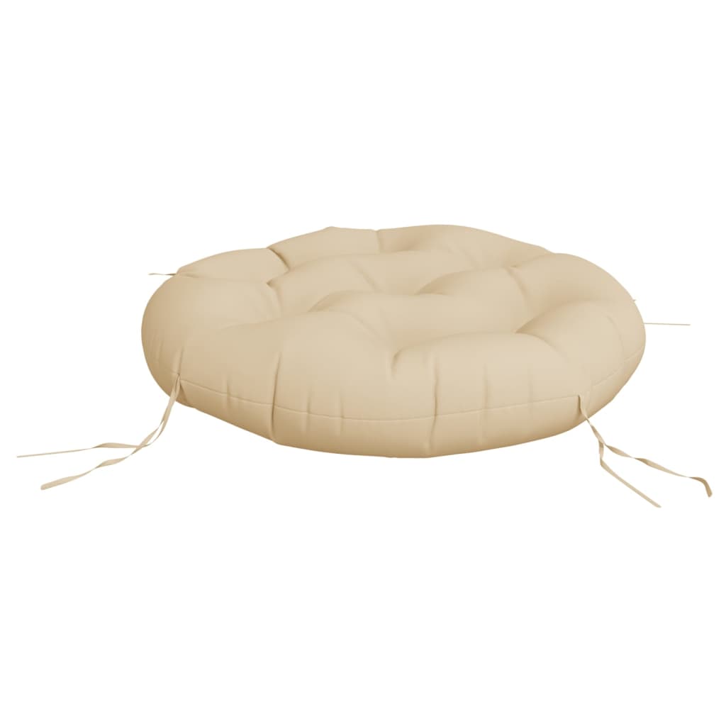 Vidaxl zitkussen rond ø 60x11 cm oxford stof beige