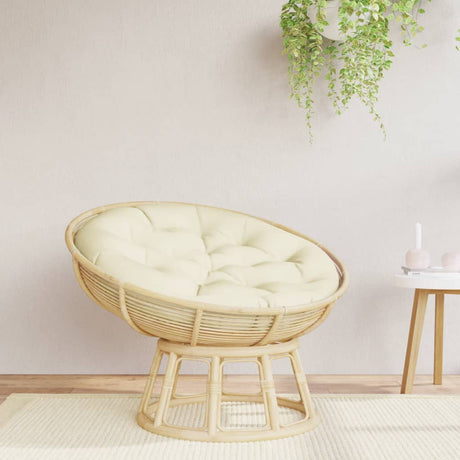 Vidaxl zitkussen rond ø 100x11 cm oxford stof crèmekleurig