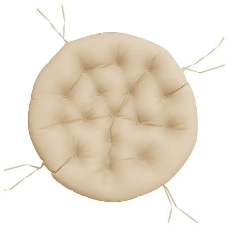 Vidaxl zitkussen rond ø 100x11 cm oxford stof beige