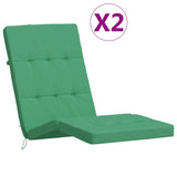 Vidaxl patio chair cushions 2 st oxford fabric green