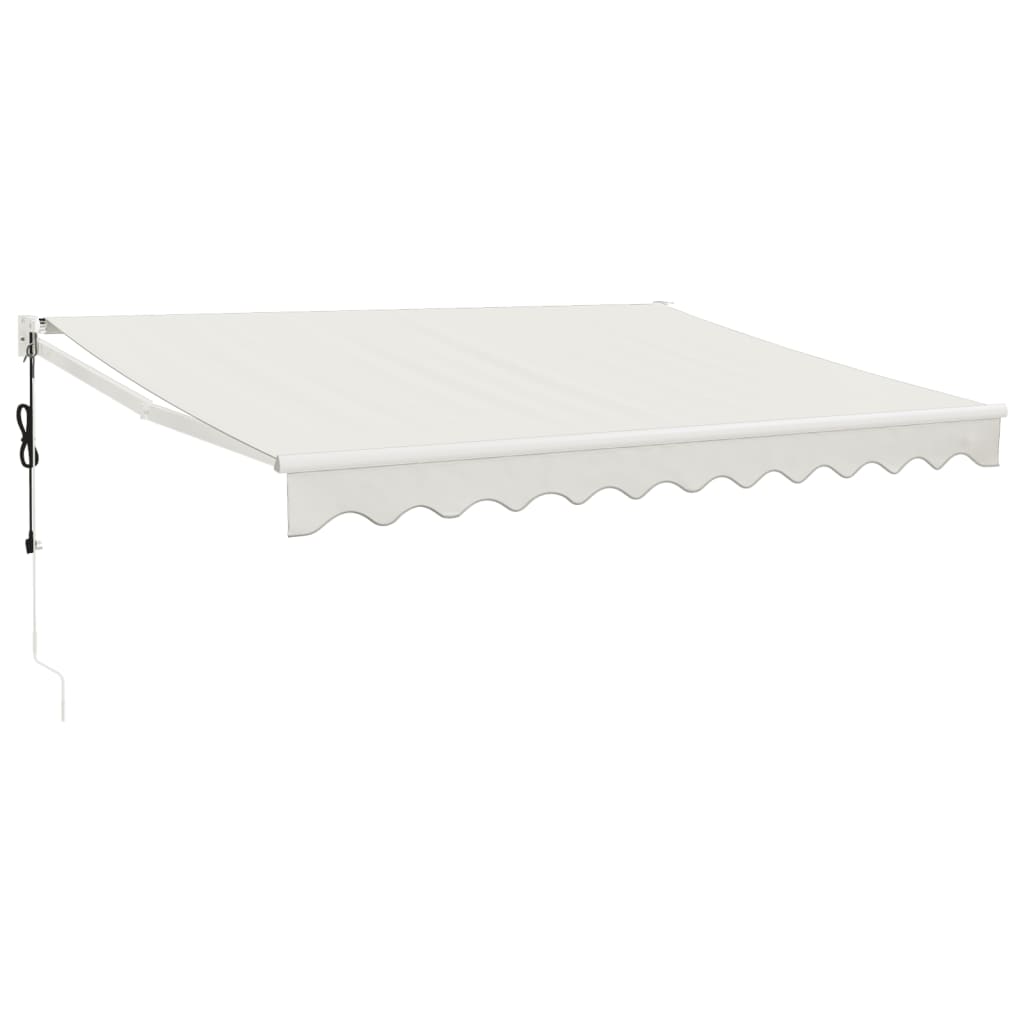 Vidaxl luifel elektrisch uitschuifbaar 3,5x2,5 m crèmekleurig