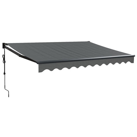 Vidaxl luifel automatisch uitschuifbaar 3x2,5 m antracietkleurig