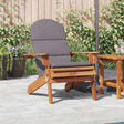 Vidaxl tuinstoel adirondack met kussens massief acaciahout