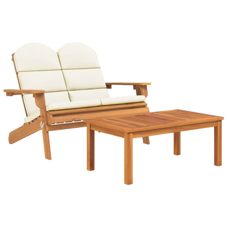 Vidaxl 2-delige loungeset adirondack massief acaciahout