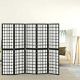 Vidaxl kamerscherm inklapbaar 5 panelen japanse stijl 200x170 cm zwart