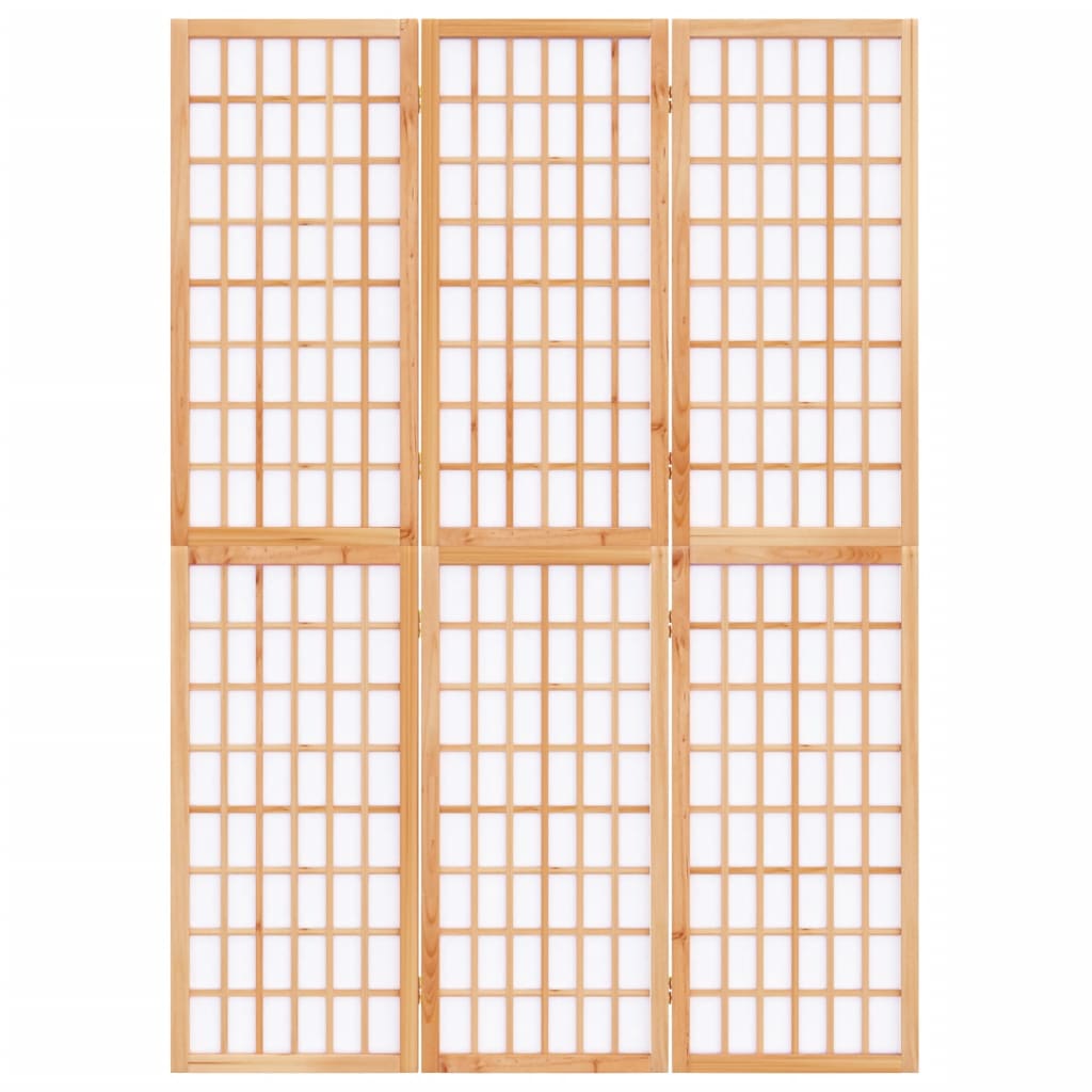 Vidaxl kamerscherm inklapbaar 3 panelen japanse stijl 120x170 cm