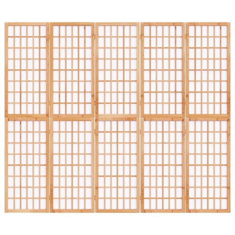 Vidaxl kamerscherm inklapbaar 5 panelen japanse stijl 200x170 cm