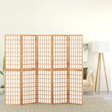 Vidaxl kamerscherm inklapbaar 5 panelen japanse stijl 200x170 cm