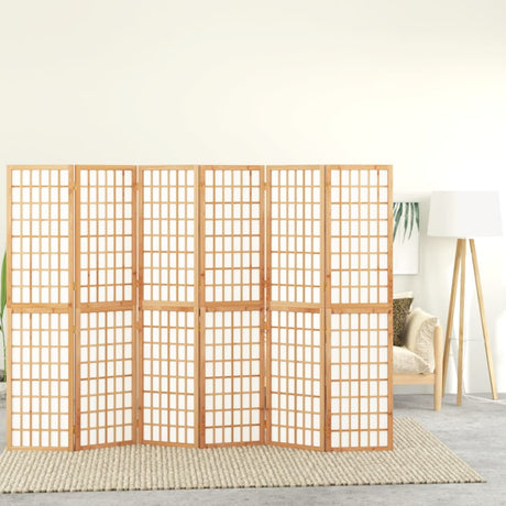 Vidaxl kamerscherm inklapbaar 6 panelen japanse stijl 240x170 cm