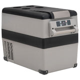Vidaxl koelbox met handvat 35 l pp pe zwart en wit