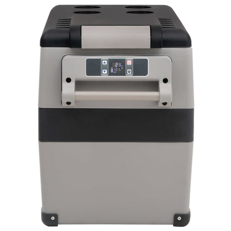 Vidaxl koelbox met handvat 35 l pp pe zwart en wit