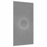 Vidaxl wanddecoratie tuin zonontwerp 105x55 cm cortenstaal