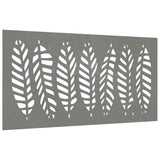 Vidaxl wanddecoratie tuin bladontwerp 105x55 cm cortenstaal