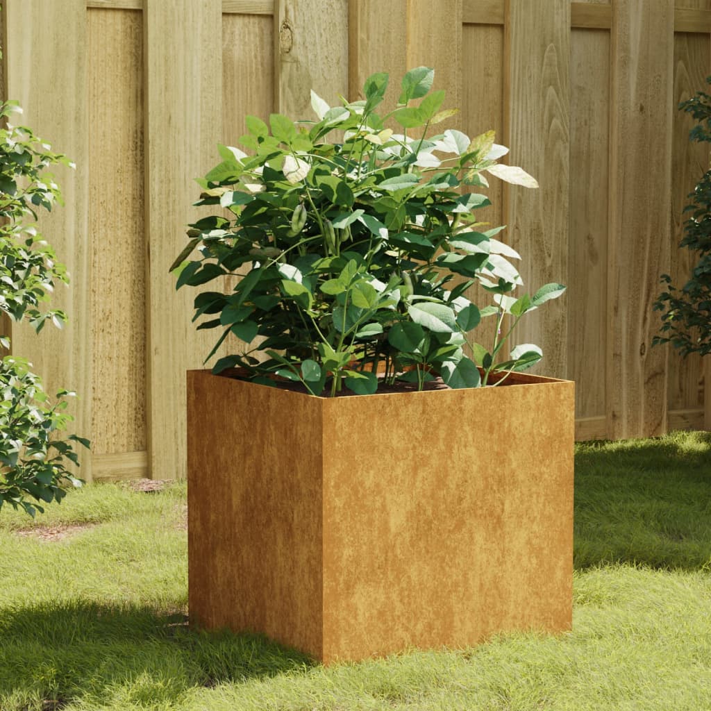 VIDAXL -Planungsbox 40x41x40 cm Corten Stahl