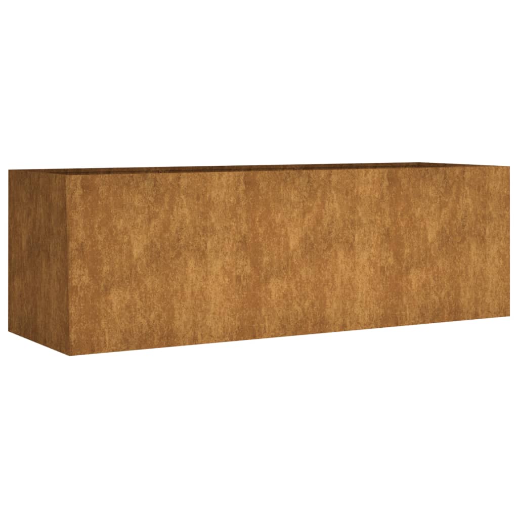 VIDAXL -Pflanzer erhöht 120 x 40 x 40 cm Corten Stahl