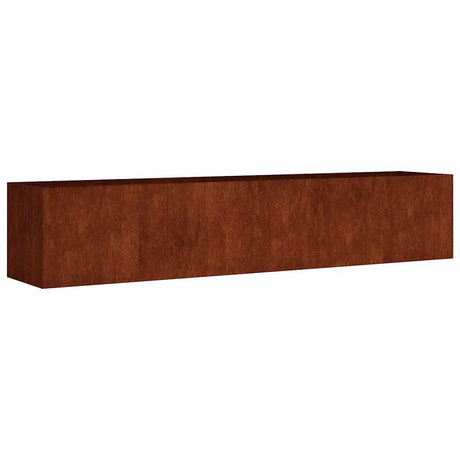 Vidaxl plantenbak verhoogd 200x40x40 cm cortenstaal