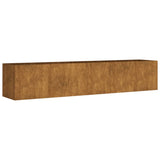 Vidaxl Sadzarka podniesiona 200x40x40 cm Corten Steel