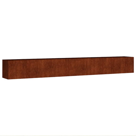 Vidaxl plantenbak verhoogd 360x40x40 cm cortenstaal