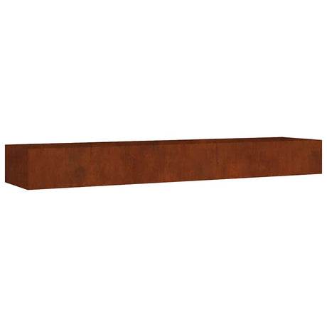 Vidaxl plantenbak verhoogd 360x80x40 cm cortenstaal