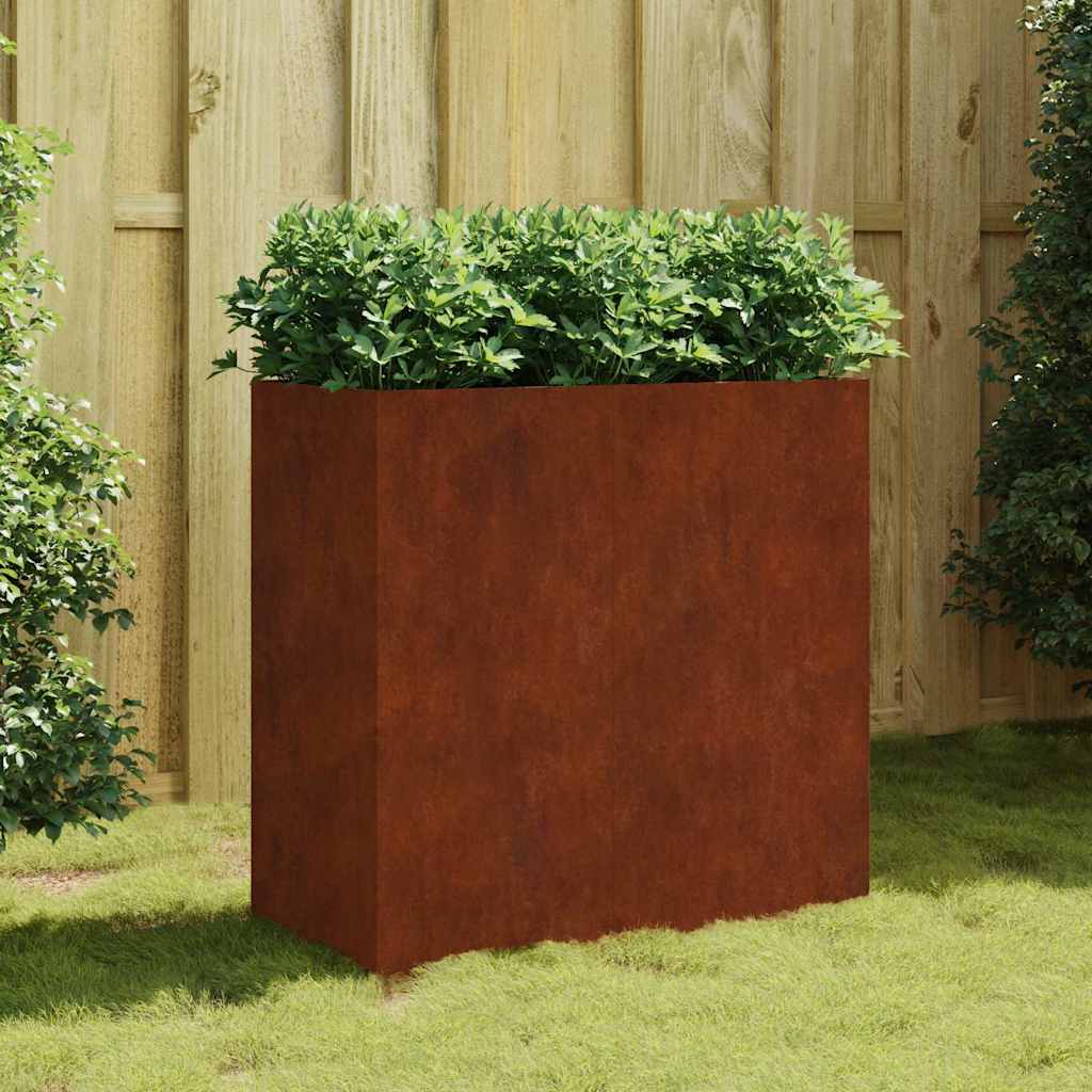Vidaxl plantenbak 40x80x80 cm cortenstaal