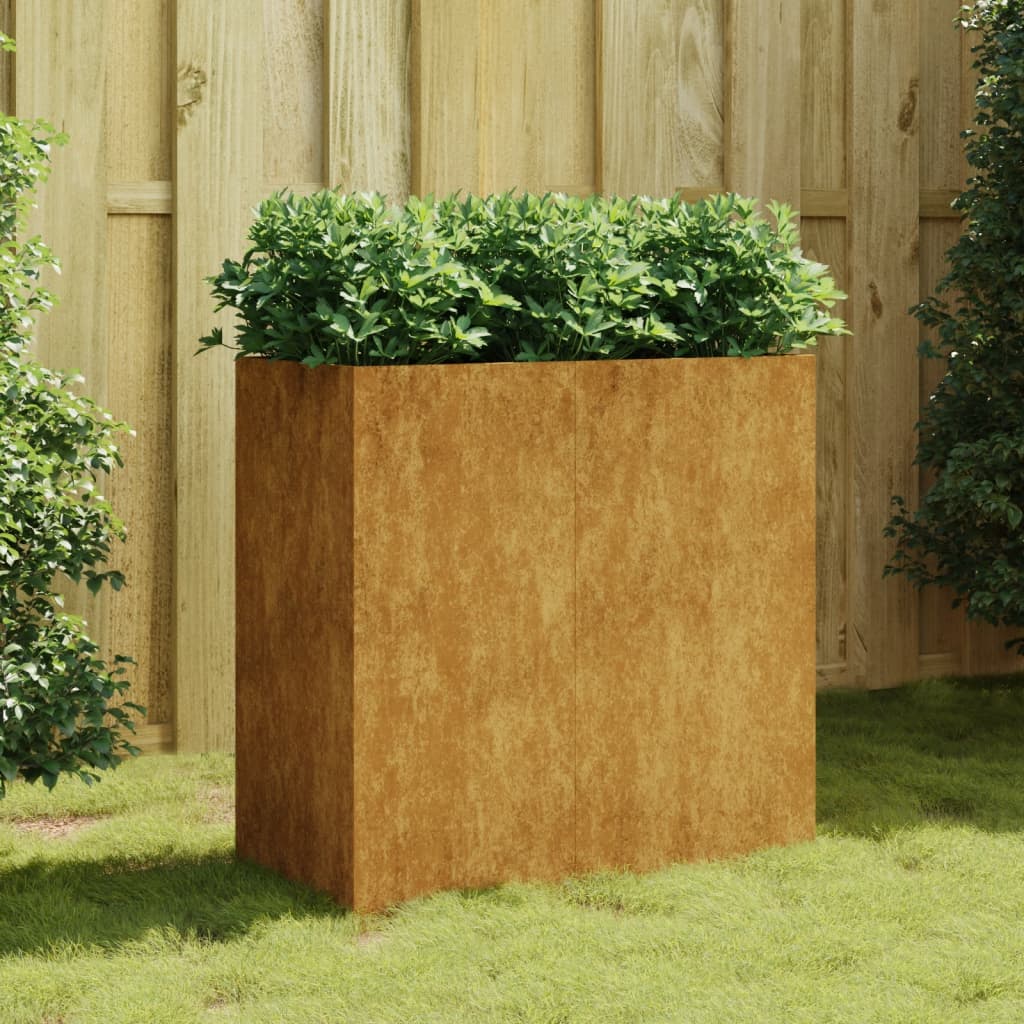 VIDAXL -Planungsbox 40x80x80 cm Corten Stahl