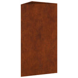 Vidaxl plantenbak 40x34,5x75 cm cortenstaal