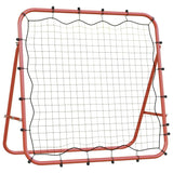 Vidaxl voetbal kickback rebounder verstelbaar 96x80x96 cm staal en pe