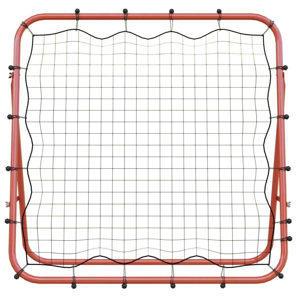 Vidaxl voetbal kickback rebounder verstelbaar 96x80x96 cm staal en pe