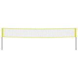 Vidaxl Volleyballnet 823x244 cm tessuto PE giallo e nero