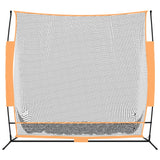 Vidaxl golftrainingsnet 215x107x216 cm polyester zwart en oranje