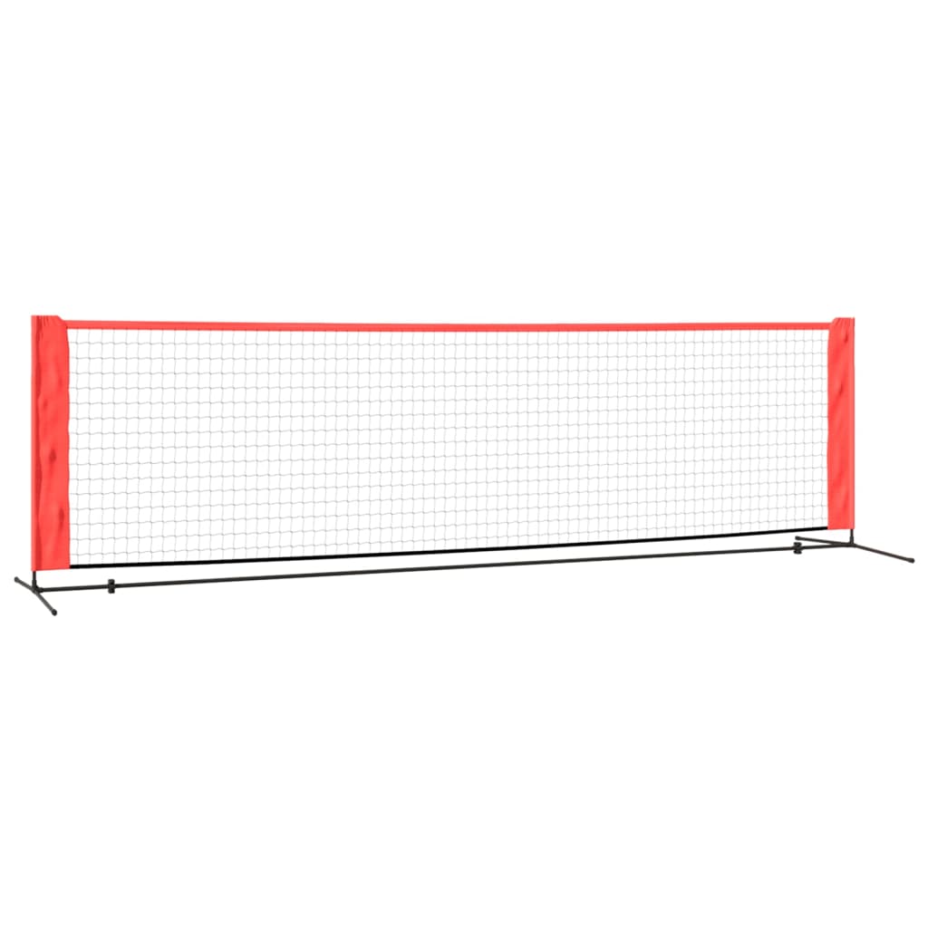 Vidaxl TennisNet 300x100x87 cm Polyester Black and Red