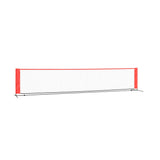 Vidaxl Tennisnet 500x100x87 cm Polyesterschwarz und Rot