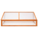 Vidaxl broeikas 110x58,5x39 cm vurenhout oranje