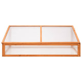 Vidaxl greenhouse 110x58.5x39 cm pine orange