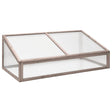 Vidaxl broeikas 110x56x39 cm vurenhout grijs
