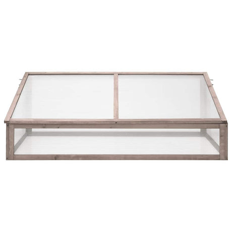 Vidaxl broeikas 110x56x39 cm vurenhout grijs