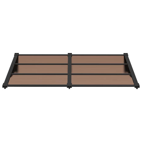 Vidaxl deurluifel 152,5x90 cm polycarbonaat zwart