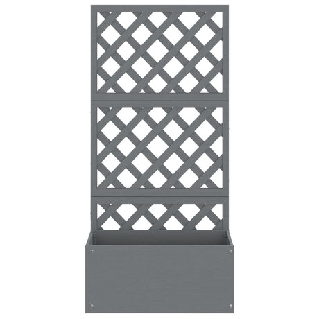 Vidaxl plantenbak met latwerk 65x33x135 cm hkc