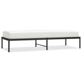 Vidaxl bedframe metaal zwart 75 x 190 cm