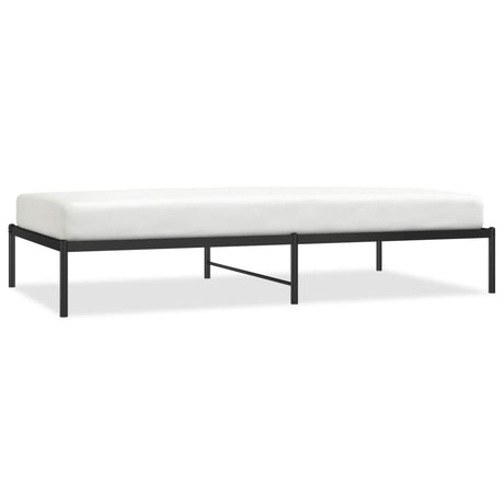 Vidaxl bedframe metaal zwart 107x203 cm