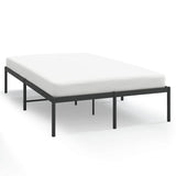 Vidaxl bedframe metaal zwart 135x190 cm